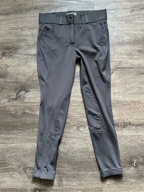 Riding Sport Charcoal Gray Equestrian Riding Breeches Pants